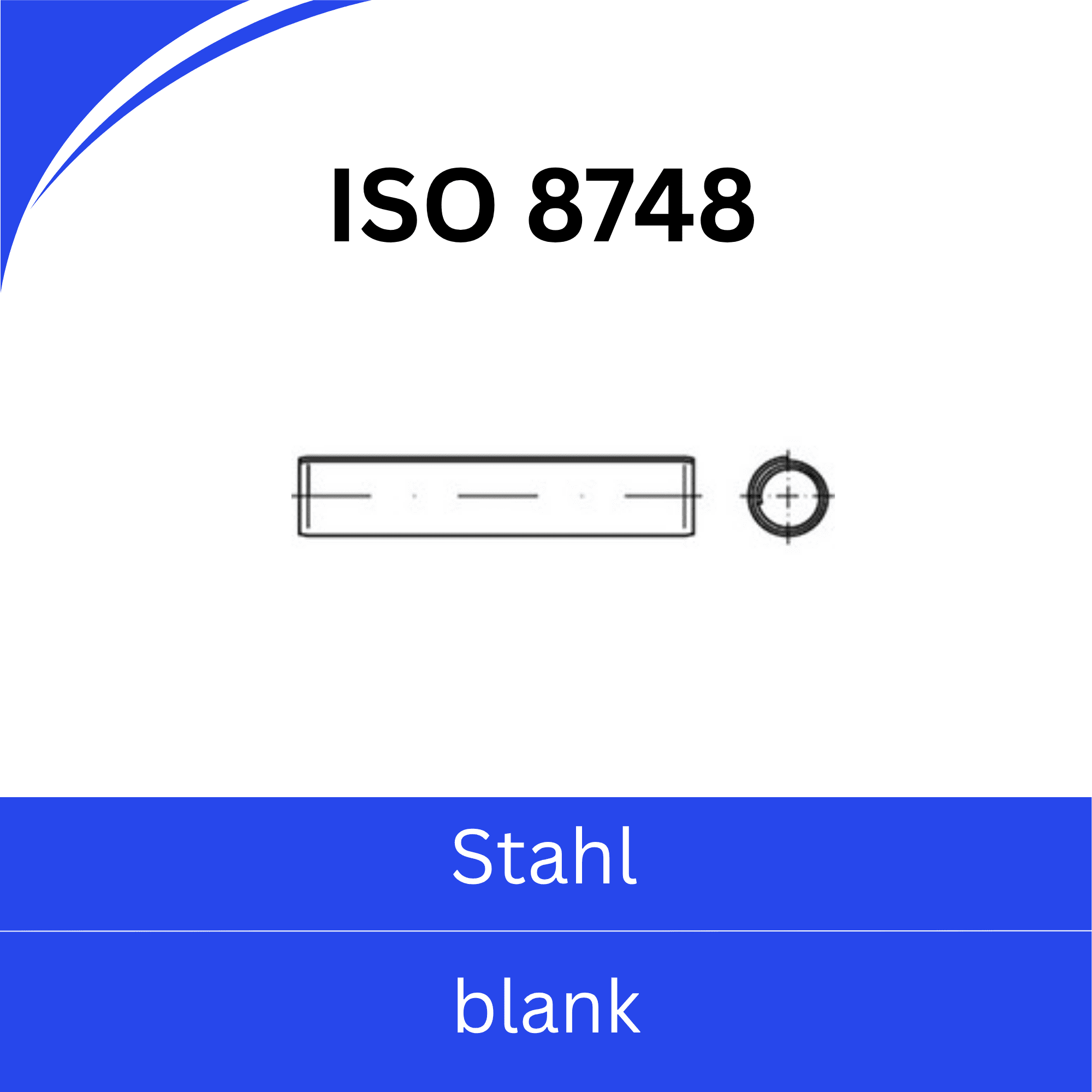 Bild für Kategorie ➤ Kategorie: ISO 8748 Stahl (blank)